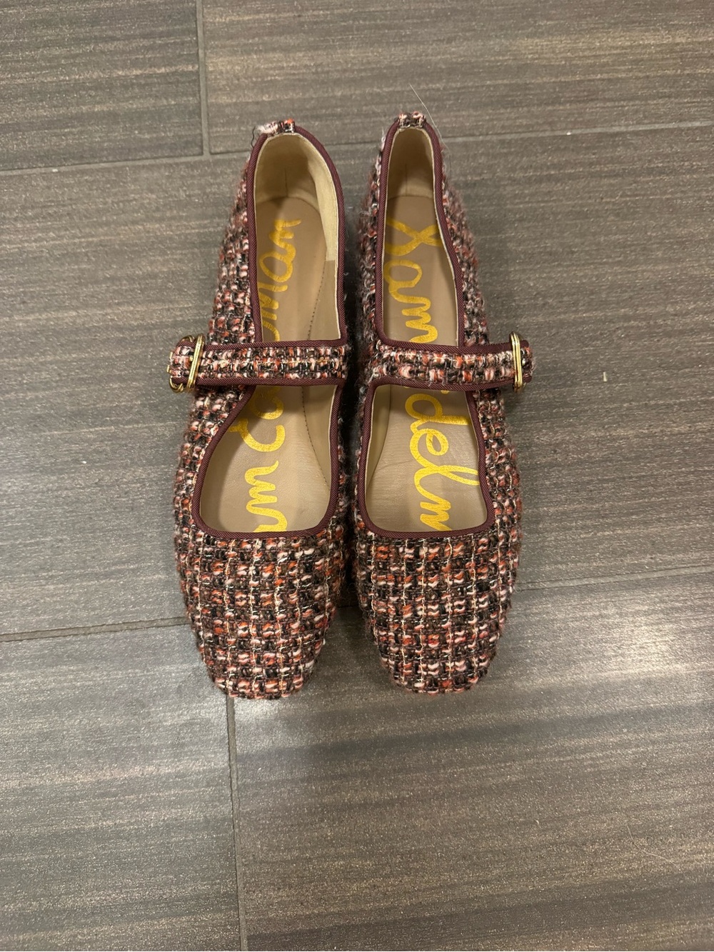Sam Edelman Michaela tweed flats - size 7